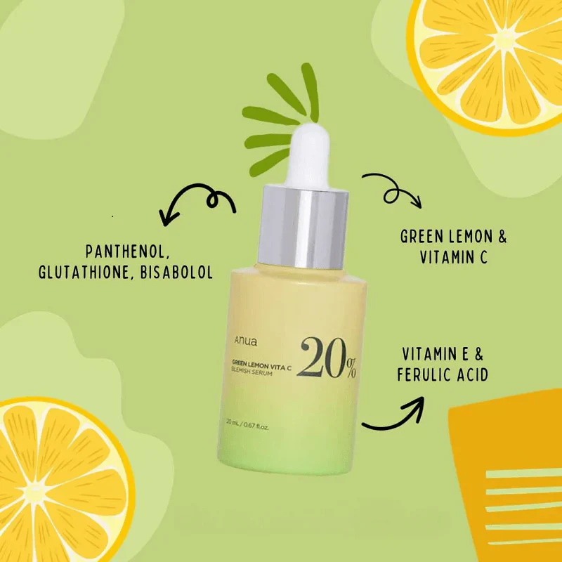 Green Lemon Vita C Blemish Serum [20g] - Image 4