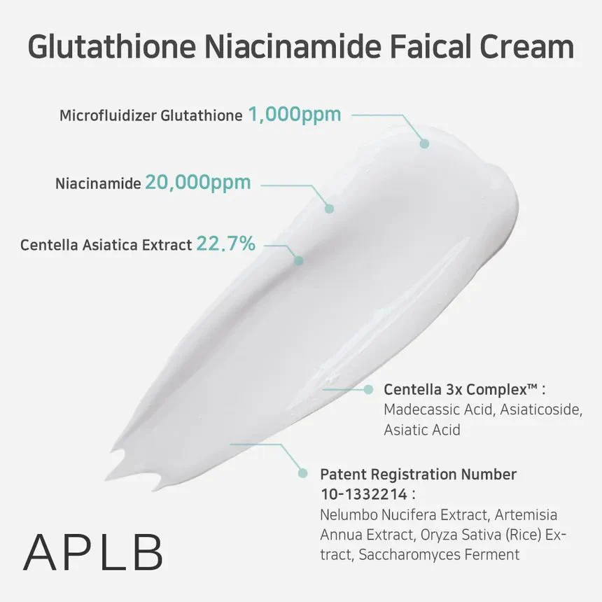 Glutathione Niacinamide Facial Cream [55ml] - Image 3