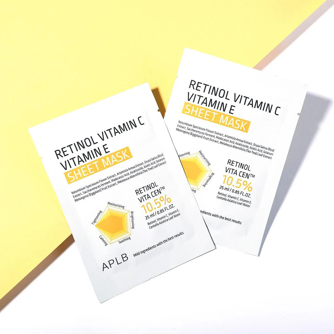 Retinol Vitamin C & E Sheet Mask [25ml] - Image 4