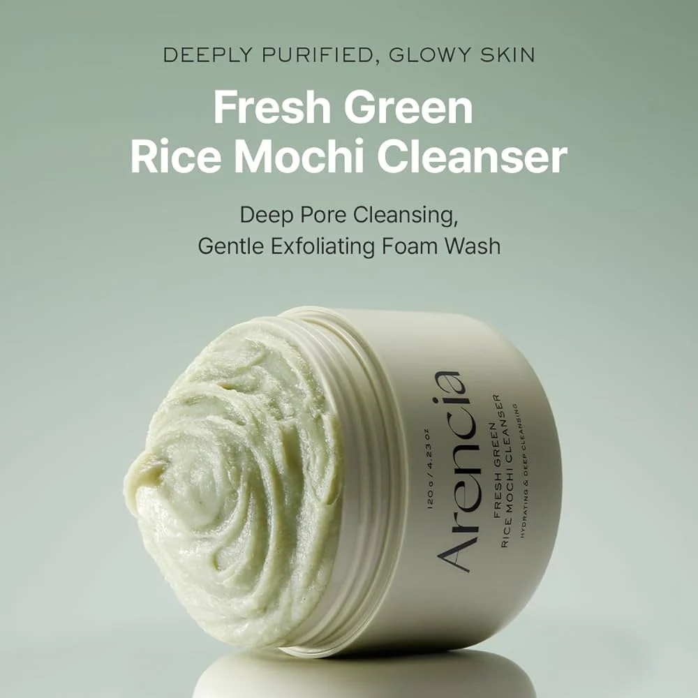 Fresh Green Rice Mochi Cleanser [120g] - Image 2