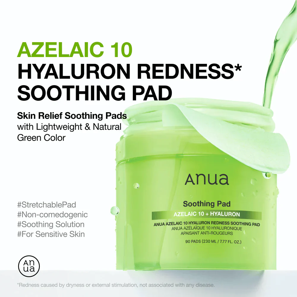 Azelaic 10 Hyaluron Redness Soothing Pad [90pcs] - Image 3