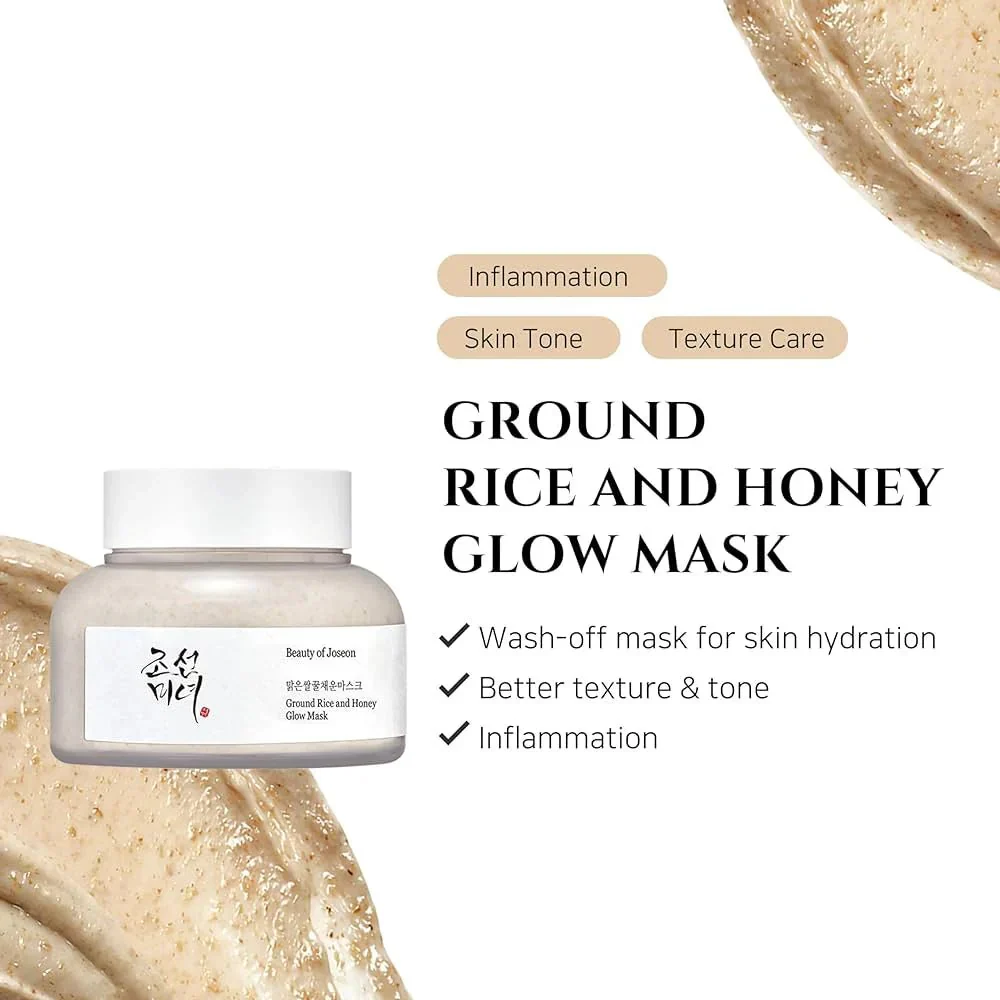 Ground Rice and Honey Glow Mask [150g] - Image 4