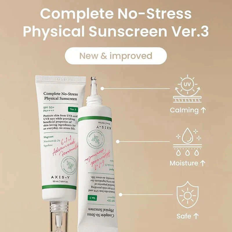 Complete No-Stress Physical Sunscreen (V3) [50ml] - Image 3