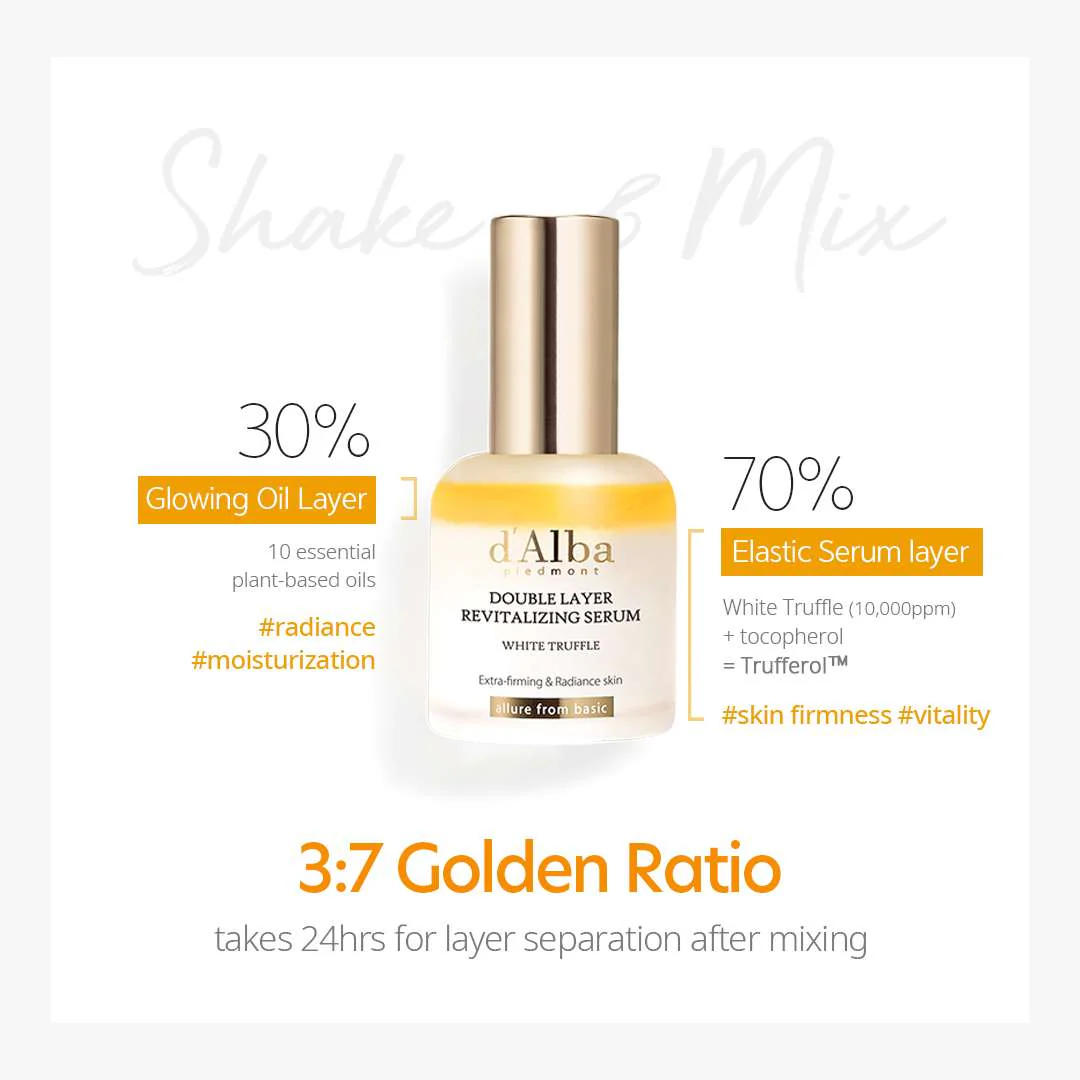 White Truffle Double Layer Revitalizing Serum [30ml] - Image 4