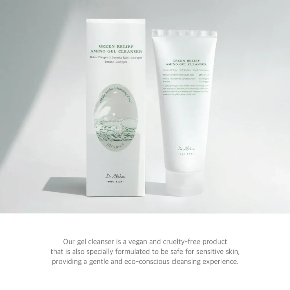 Green Relief Amino Gel Cleanser [100ml] - Image 2