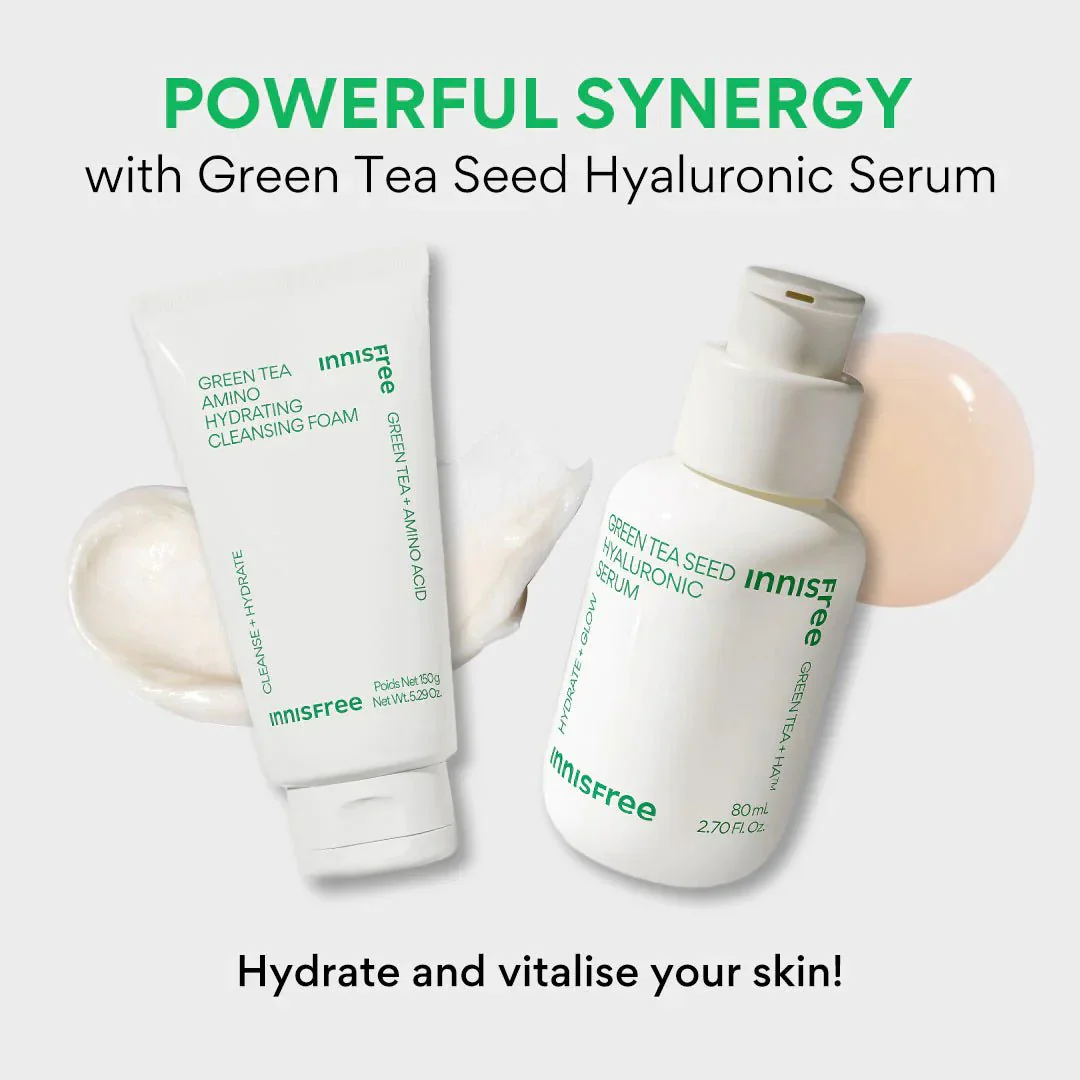 Green Tea Amino Hydrating Cleansing Foam [150ml] - Image 3