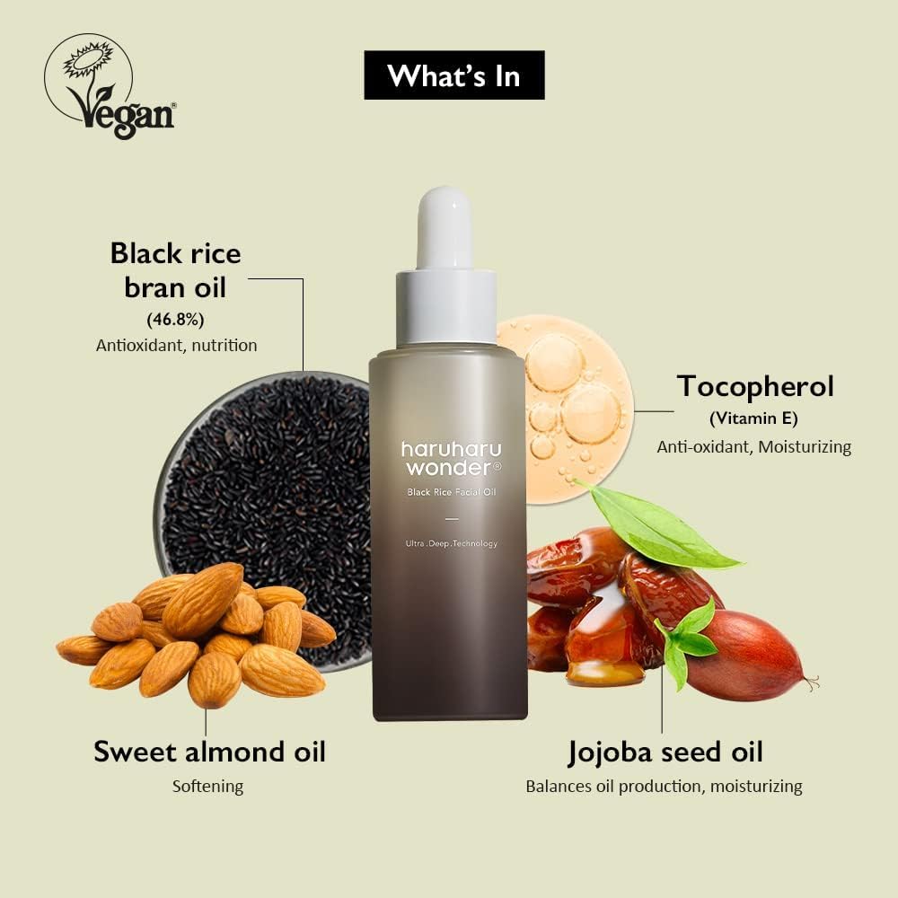 Black Rice Facial Oil [30ml] - Image 4