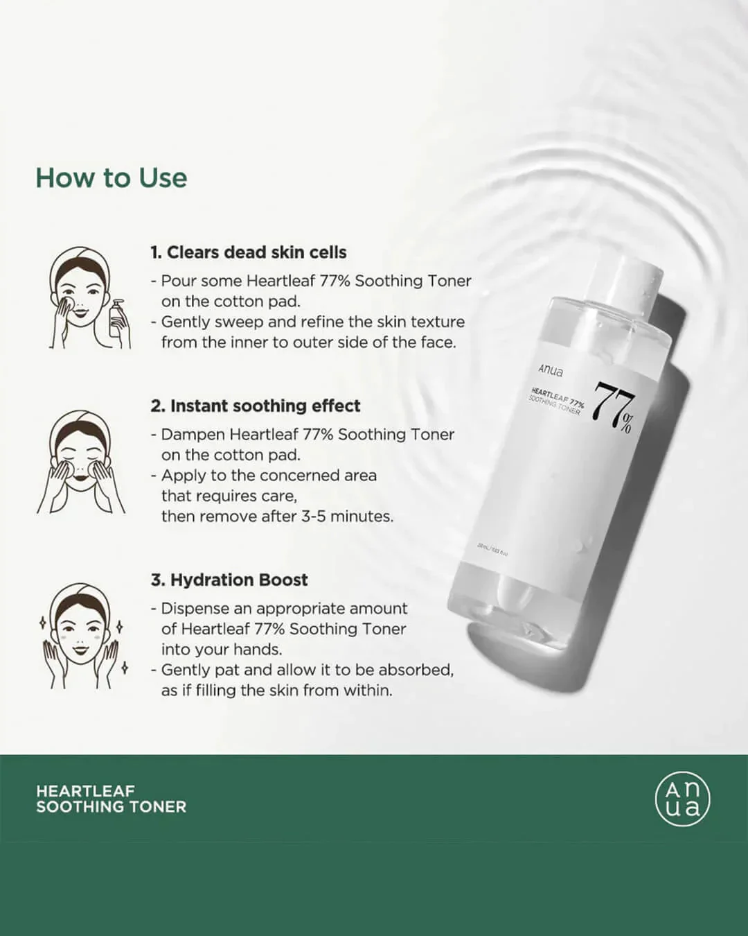 Heartleaf 77% Soothing Toner - Image 3
