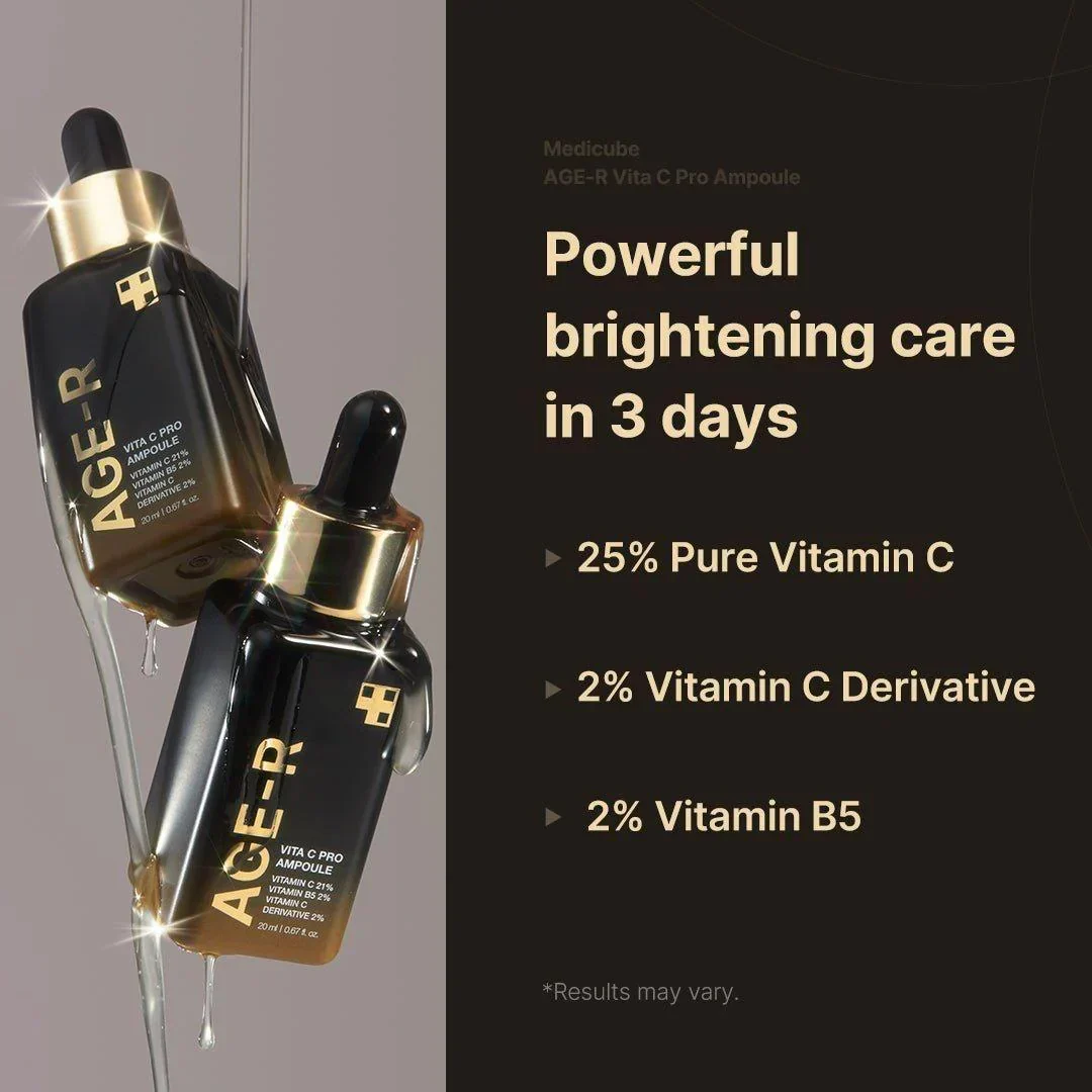 AGE-R Vita C Pro Ampoule [20ml] - Image 3