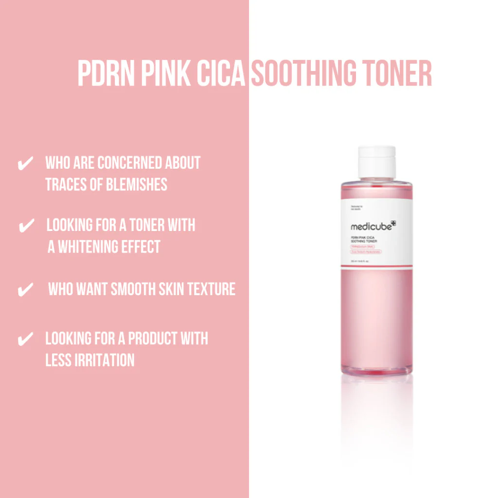 PDRN Pink Cica Soothing Toner [250ml] - Image 4