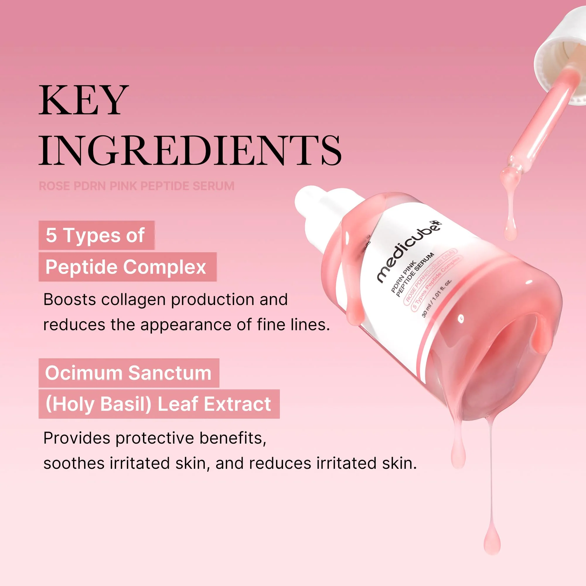 PDRN Pink Peptide Serum [30ml] - Image 3