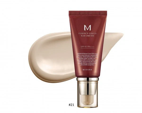 M Perfect Cover BB Cream SPF42 PA+++ - 8 Colors - Image 4