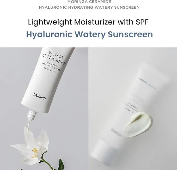 Moringa Ceramide Hydrating Watery Sunscreen [50ml] - Image 4