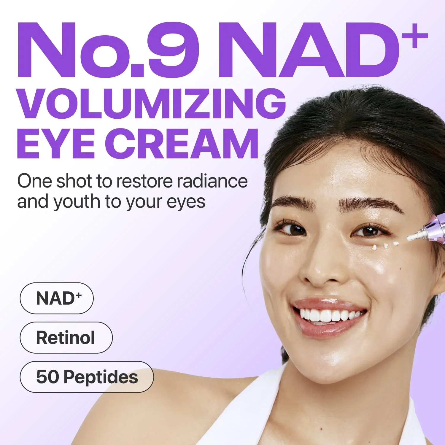 No.9 NAD+ Retinol Volumetox Eye Cream [10ml] - Image 2