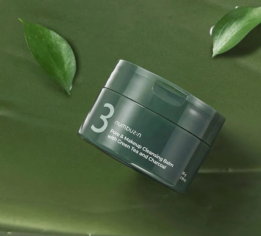 No. 3 Pore & Makeup Cleansing Balm With Green Tea And Charcoal [85g] - Image 2