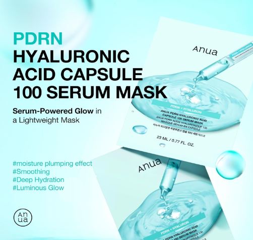 PDRN Hyaluronic Acid Capsule 100 Serum Mask [23ml] - Image 3
