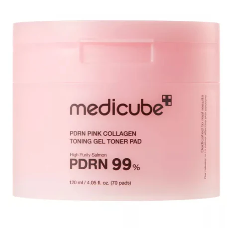 PDRN Pink Collagen Toning Gel Toner Pad [70pcs] - Image 2