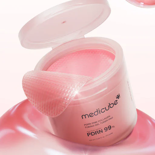 PDRN Pink Collagen Toning Gel Toner Pad [70pcs] - Image 5