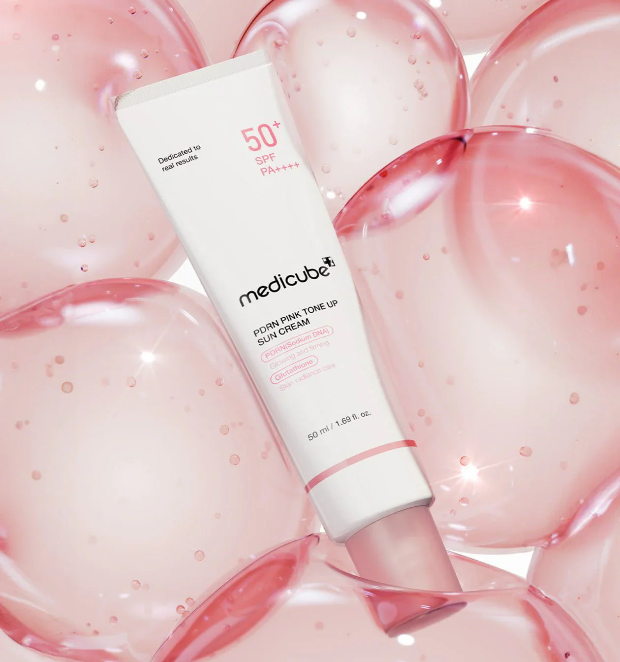 PDRN Pink Tone Up Sun Cream [50ml] - Image 2
