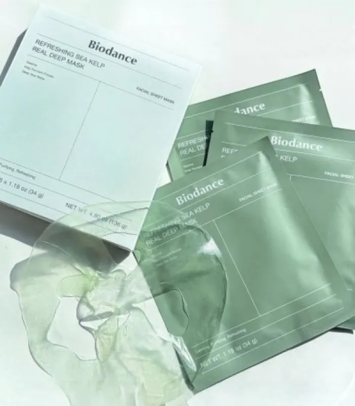 Refreshing Sea Kelp Real Deep Mask [34g] - Image 4