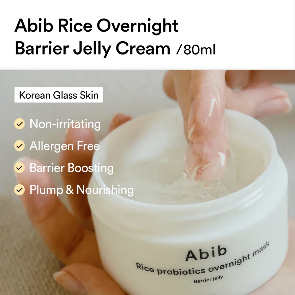 Rice Probiotics Overnight Mask Barrier Jelly [80ml] - Image 3