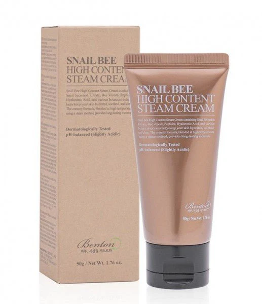 Snail Bee High Content Steam Cream [50g] - Image 3