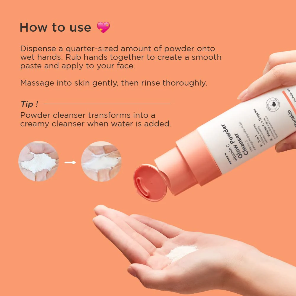 Vitamin C Glow Powder Cleanser [70ml] - Image 3