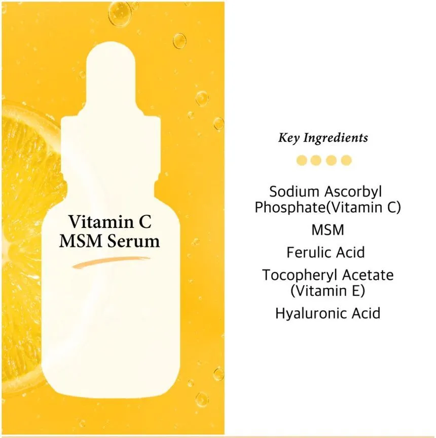 VM Vitamin C MSM Serum [30ml] - Image 3